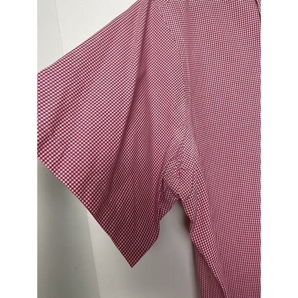 RALPH LAUREN Men’s Short Sleeve Button Up Red Check Shirt Classic Fit XL - Picture 11 of 14